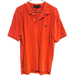 U.S. Polo Assn. Men's Orange Polo Shirt